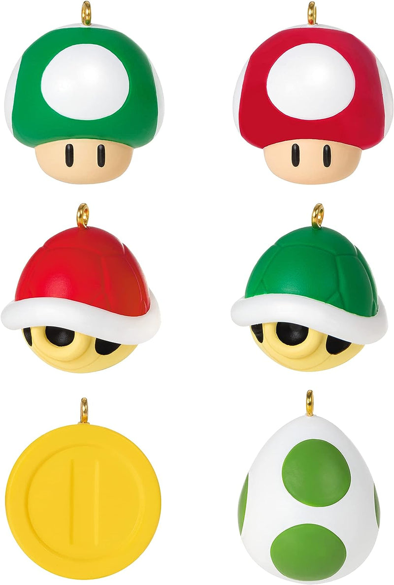 Hallmark Keepsake 0.96" Miniature Christmas Ornament 2023, Nintendo Super Mario Toad Mini, Gifts for Gamers  Hallmark Super Mario, Mini Set Of 6  