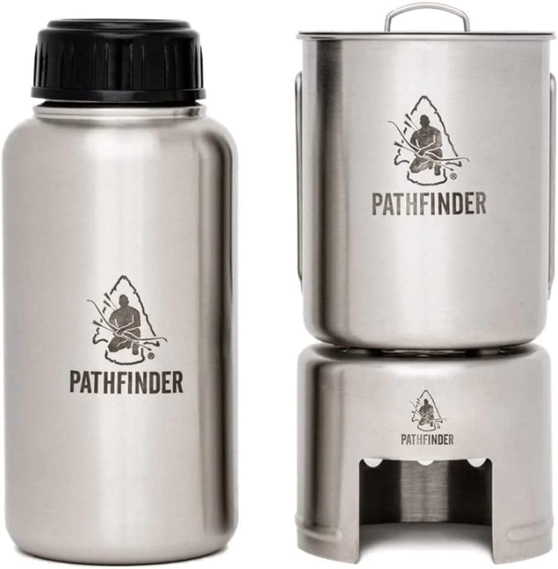 The Pathfinder School Stainless Steel Bottle Cooking Kit Sporting Goods > Outdoor Recreation > Fishing > Fishing Rods The Pathfinder School   