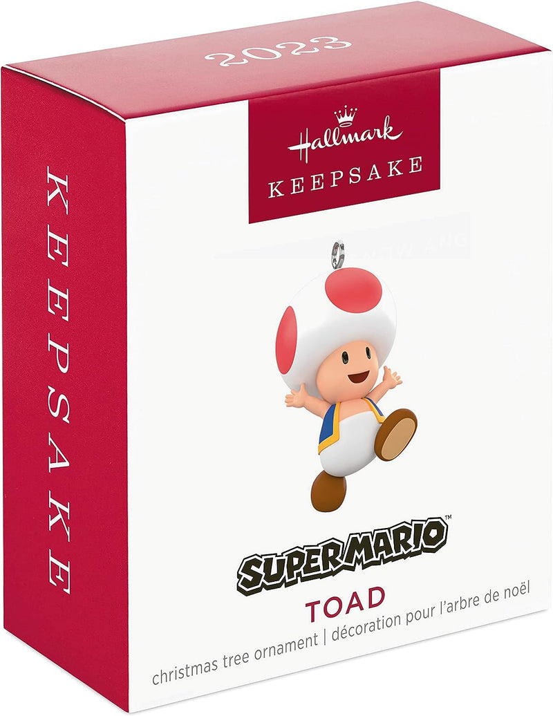 Hallmark Keepsake 0.96" Miniature Christmas Ornament 2023, Nintendo Super Mario Toad Mini, Gifts for Gamers  Hallmark   