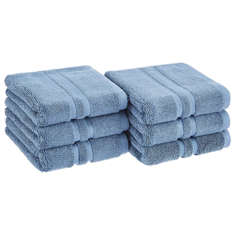 GOTS Certified Organic Cotton Washcloths - 12-Pack, Pristine Snow Home & Garden > Linens & Bedding > Towels KOL DEALS True Blue 6-Pack Hand Towels 