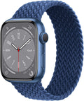 OULUOQI Braided Solo Loop Compatible with Apple Watch Band 38Mm 40Mm 41Mm 42Mm 44Mm 45Mm 49Mm Women Men,Lace Nylon Stretchy Elastic Sport Strap for Iwatch Ultra Series 8 SE 7 6 5 4 3 2 1. Sporting Goods > Outdoor Recreation > Winter Sports & Activities OULUOQI A-Abyss Blue 38mm/40mm/41mm S 