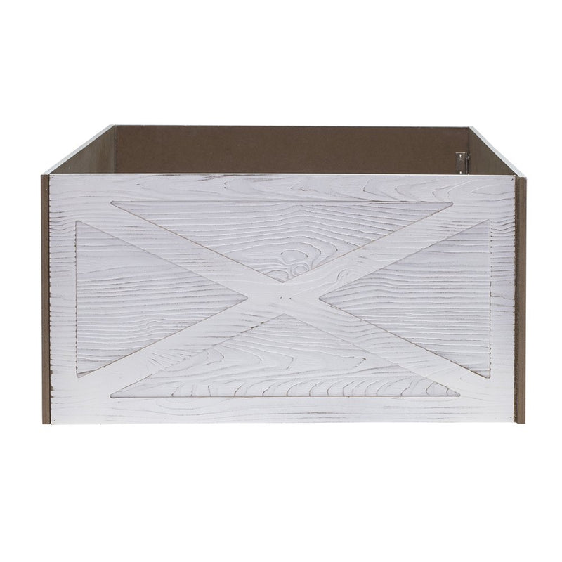 Holiday Time White Merry Christmas Tree Crate, 11" X 20" Home & Garden > Decor > Seasonal & Holiday Decorations > Christmas Tree Skirts Dyno Seasonal Solutions, LLC   
