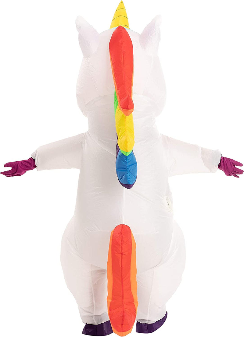 Spooktacular Creations Child Unisex Inflatable Costume, Full Body Unicorn Blow up Halloween Costume  Joyin Inc   