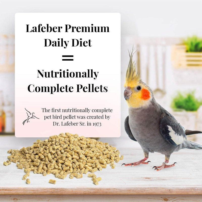Lafeber Premium Daily Diet Pellets Pet Bird Food, Made with Non-Gmo and Human-Grade Ingredients, for Cockatiels, 5 Lb Animals & Pet Supplies > Pet Supplies > Bird Supplies > Bird Food Lafeber Company   
