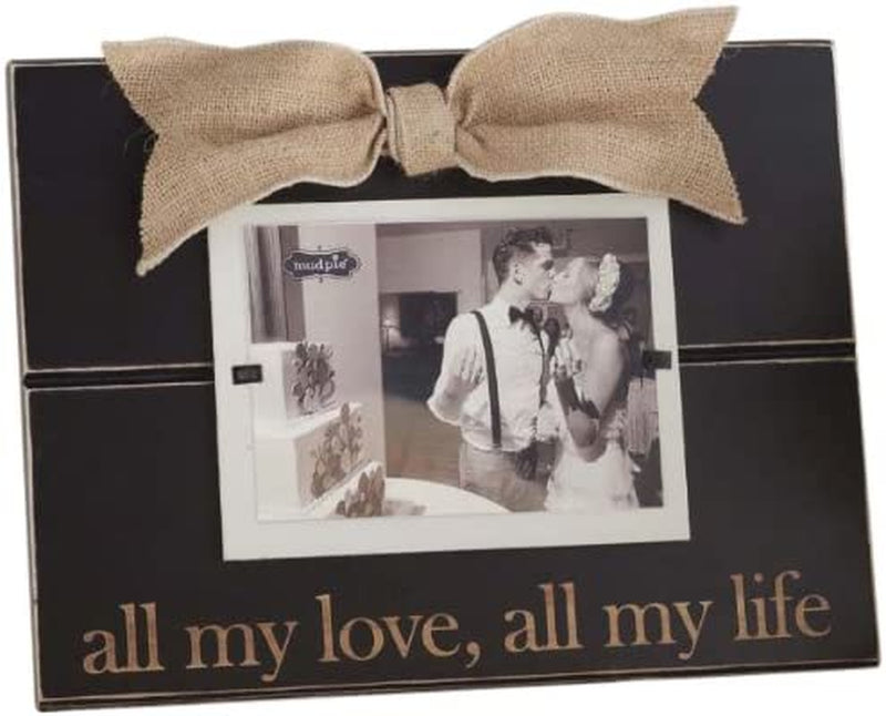 Mud Pie of All the Walks Wedding Picture Frame, 5 X 7 Home & Garden > Decor > Picture Frames Mud Pie All My Love  