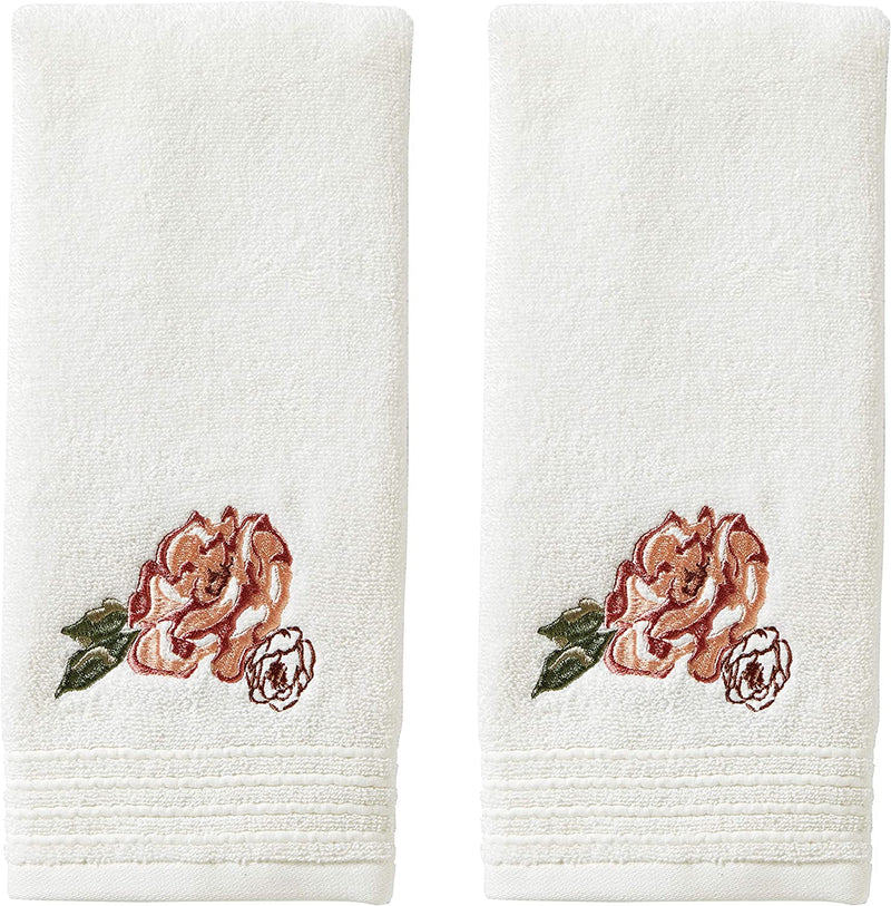 SKL Home Holland Floral Bath Towel, Vanilla Home & Garden > Linens & Bedding > Towels Saturday Knight Ltd. Hand Towel Set, Holland Floral  
