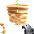 Bonka Bird Toys 867 Big Stick Colorful Wood Chew Beak Parrot Parrotlet Budgie Macaw African Grey Animals & Pet Supplies > Pet Supplies > Bird Supplies > Bird Toys Bonka Bird Toys Natural  