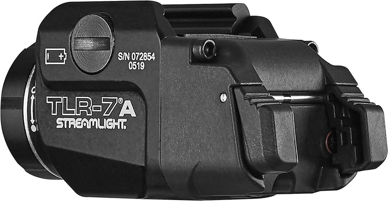 Streamlight 69424 TLR-7A Flex 500-Lumen Low-Profile Rail-Mounted Tactical Light, Includes High Switch Mounted on Light plus Low Switch in Package, Battery and Key Kit, Box, Black Sporting Goods > Outdoor Recreation > Fishing > Fishing Rods Streamlight   
