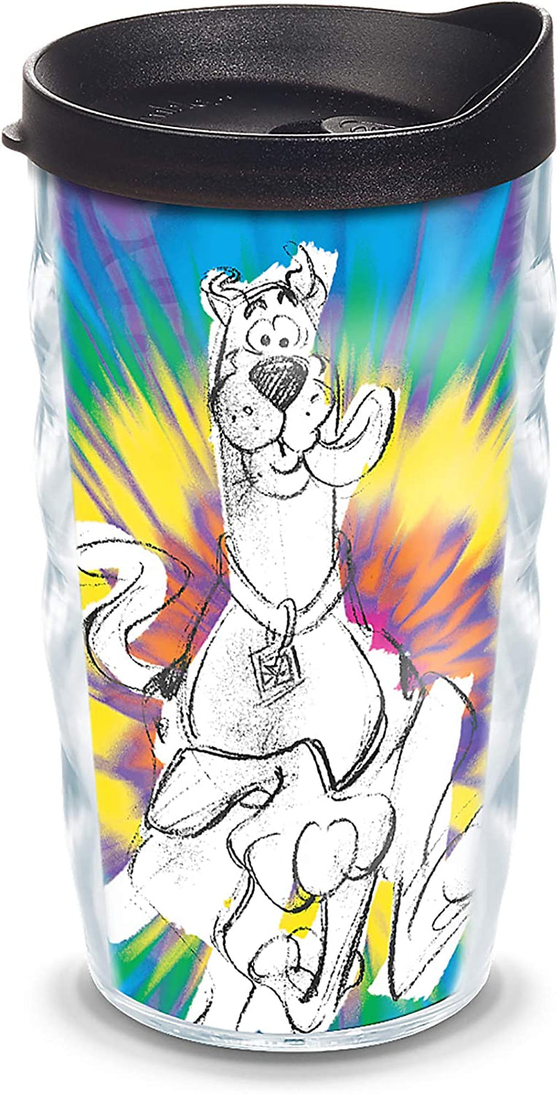 Tervis Warner Brothers - Scooby-Doo Made in USA Double Walled Insulated Tumbler Cup Keeps Drinks Cold & Hot, 10Oz Wavy, Tie-Dye Home & Garden > Kitchen & Dining > Tableware > Drinkware Tervis Tie-Dye 1 Count (Pack of 1) 