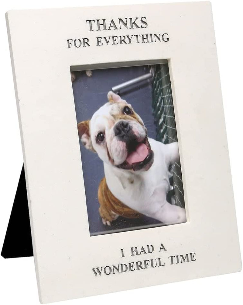 Thanks for Everything Pet Memorial Rectangle Picture Frame Home & Garden > Decor > Picture Frames House Parts 4" x 6"  