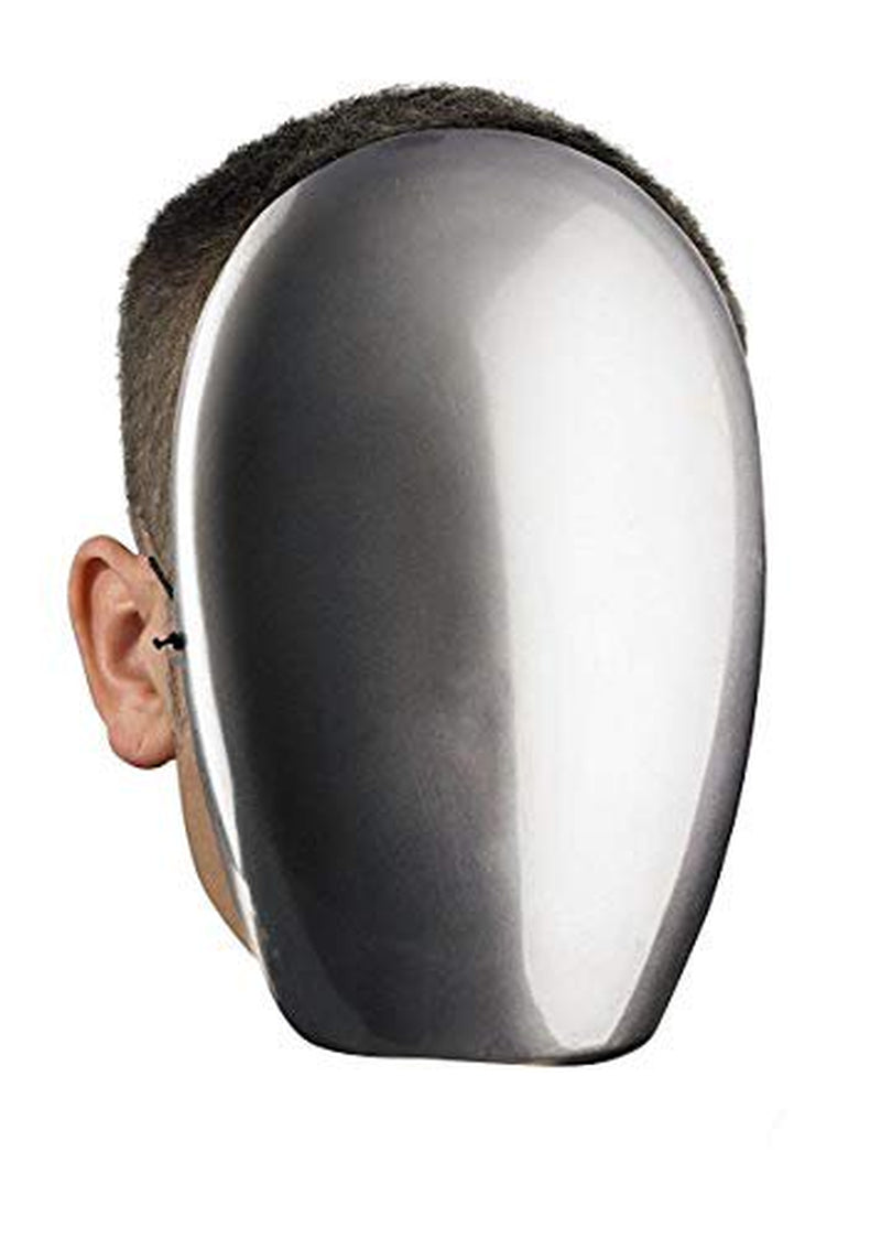 Disguise No Face Chrome Silver Plastic Halloween Costume Mask, for Adult Apparel & Accessories > Costumes & Accessories > Masks Disguise Costumes   