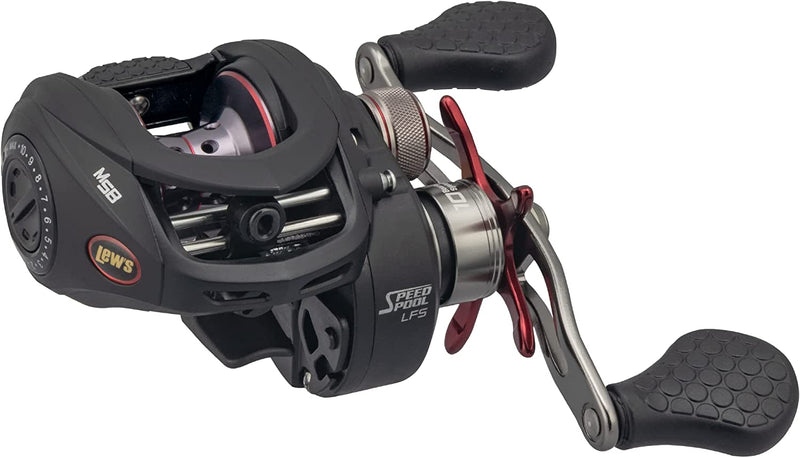 Tournament MP Speed Spool Baitcast Fishing Reel, One-Piece Aluminum Body with Graphite Side Plate Sporting Goods > Outdoor Recreation > Fishing > Fishing Reels Lew's Left Hand Baitcast Reel 7.5:1 