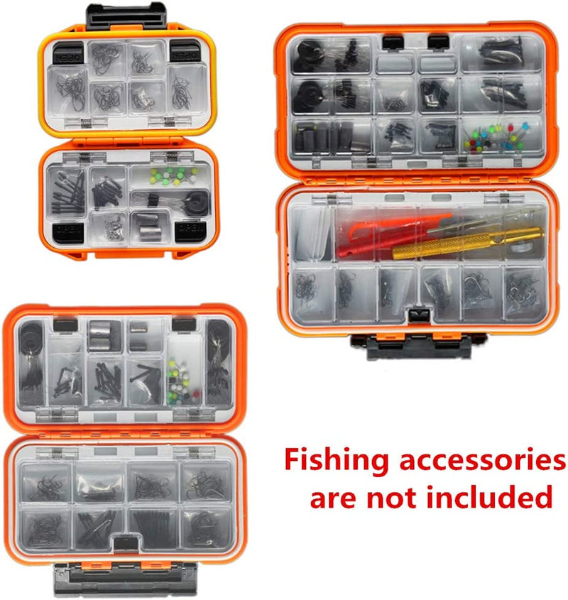 Milepetus Waterproof Fishing Lure Box Spoon Hooks Baits Storage Tackle Box Containers for Casting Fishing Fly Fishing,Large/Medium/Small Lure Case Available Sporting Goods > Outdoor Recreation > Fishing > Fishing Tackle Milepetus   