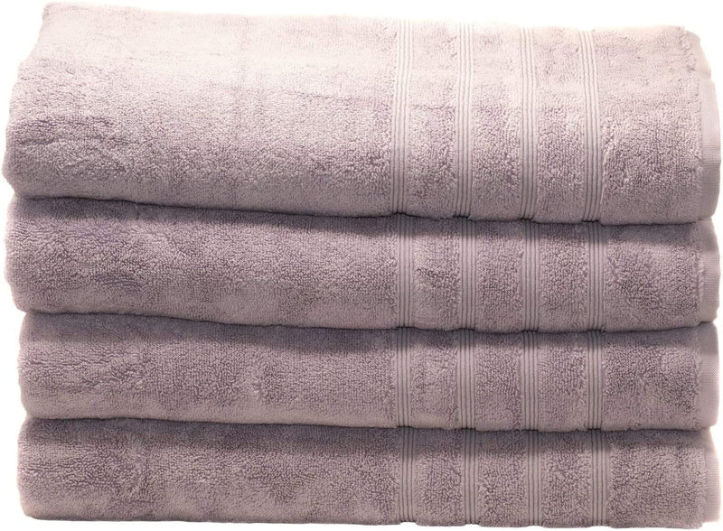 MOSOBAM 700 GSM Hotel Luxury Bamboo-Cotton, Bath Towel Sheets 35X70, Charcoal Grey, Set of 2, Oversized Turkish Towels, Dark Gray Home & Garden > Linens & Bedding > Towels Mosobam Lavender Aura Bath Sheets, Set of 4 