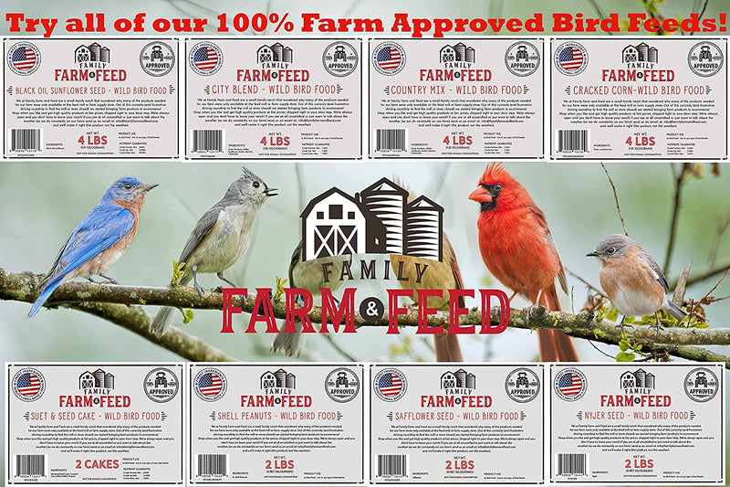 FAMILY FARM and FEED | Four Seasons | Safflower Seed | Wild Bird Food | Backyard Songbird | 2 Pounds Animals & Pet Supplies > Pet Supplies > Bird Supplies > Bird Food FAMILY FARM AND FEED   