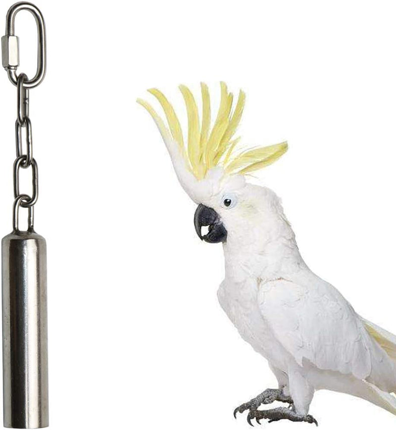 Stainless Steel Bells Toy for Bird Parrot Macaw African Greys Eclectus Cockatoo Parakeet Cockatiels Birds Squirrel Cage Stand (S) Animals & Pet Supplies > Pet Supplies > Bird Supplies > Bird Toys Hypeety S  
