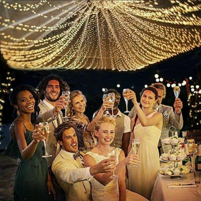 LED String Lights USB Charge Fairy Lights 2M/5M/10M/20M 20 to 200 LED Lights with Remote for Valentine'S Day Easter Wedding Xmas Party Decor