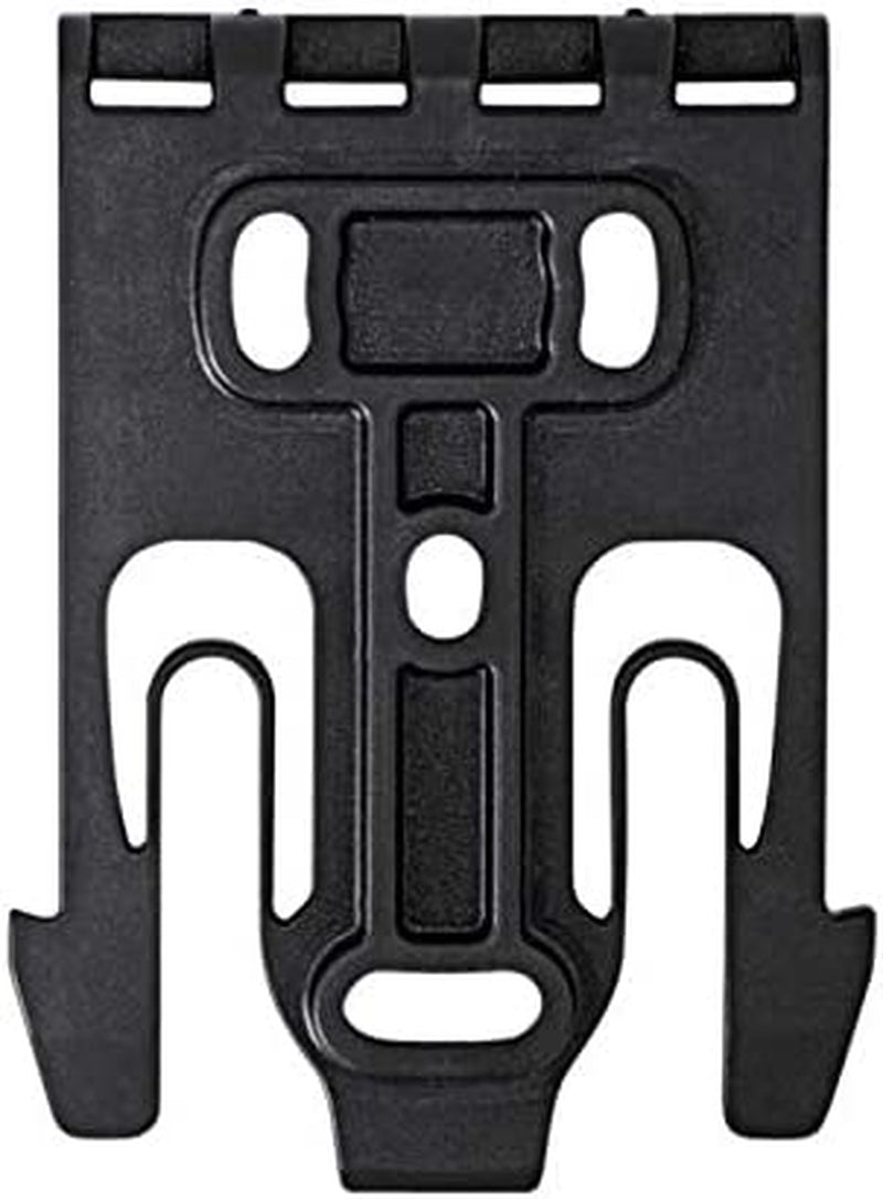 Safariland QLS 1-2 Quick Locking System Kit, Platform Attachment for Duty Holsters and Accessories with Locking Fork and Receiver Plate - Level 1 Retention, Black