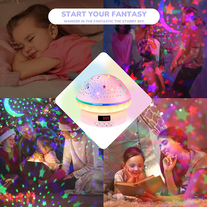 Toys for 3-8 Year Old Girls Boys, Timer Rotation Star Night Light Projector Kids Twinkle Lights, 2-9 Year Olds Kids Gifts Kawaii Birthday Easter Gifts for Kids,Gift for Teen Toddler Baby Girls Boys Home & Garden > Lighting > Night Lights & Ambient Lighting MINGKIDS   