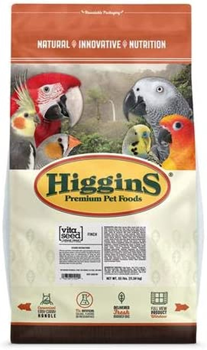 Higgins 466161 Vita Seed Finch Food for Birds, 25-Pound