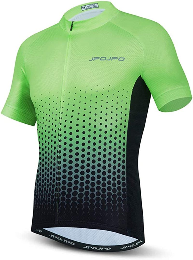 Weimostar Men'S Comfy Fitting Cool Summer Cycling Jersey with 3 Rear Pockets- Moisture Wicking, Breathable Sporting Goods > Outdoor Recreation > Cycling > Cycling Apparel & Accessories Weimostar Cu5044-sj Large 