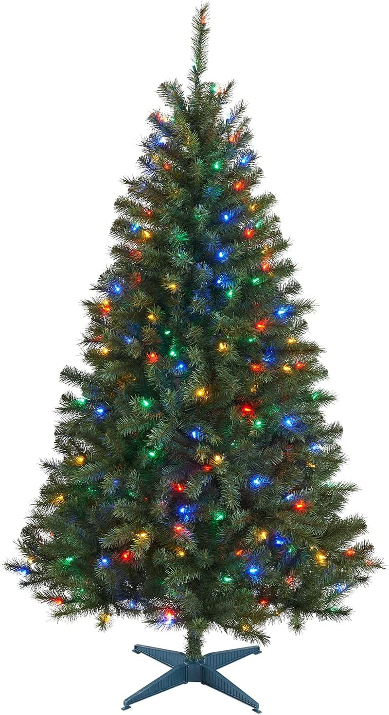 New One 6.5Ft Christmas Tree,Pre-Lit Artificial Christmas Tree with 250L Color Changing LED Lights, UL Listed Tree, Easy to Assemble Sporting Goods > Outdoor Recreation > Winter Sports & Activities Willis Electric Co Ltd 6.5 Feet 745 Branch Tips 250 Lights  