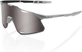 100% Hypercraft Sport Performance Sunglasses - Sport and Cycling Eyewear Sporting Goods > Outdoor Recreation > Cycling > Cycling Apparel & Accessories 100% Gray | Silver  