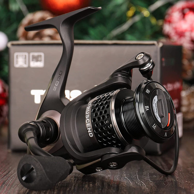 TRUSCEND Spinning Reel, Aviation Metal Materials Body, Industrial Durable-Strength, High Speed & Stability, Ultra-Light & Powerful, Smoother & Durable, Saltwater & Freshwater Sporting Goods > Outdoor Recreation > Fishing > Fishing Reels TRUSCEND   