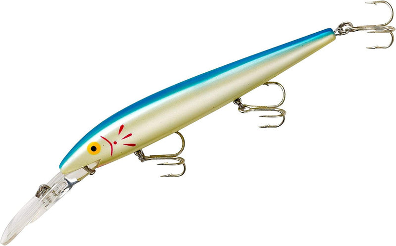 Cotton Cordell Red-Fin Crankbait Bass Fishing Lure Sporting Goods > Outdoor Recreation > Fishing > Fishing Tackle > Fishing Baits & Lures Pradco Outdoor Brands Pearl Blue 5/8 oz (Deep Diving) 