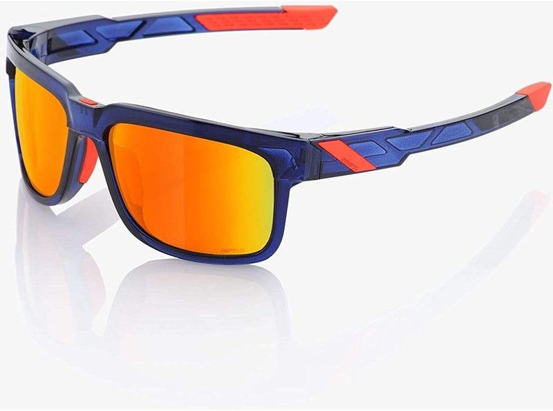 100% Type S Sport Wrap around Sunglasses - Durable, Lightweight Active Performance Eyewear W/Rubber Temple & Nose Grip Sporting Goods > Outdoor Recreation > Cycling > Cycling Apparel & Accessories 100% Red  