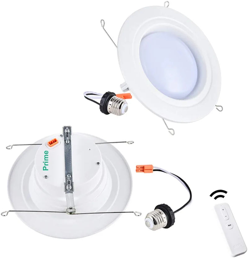 Smart 5/6 Inch LED Recessed Lights - No Hub Required E26 Base Recessed Lighting Kit Group Downlight Controlled in Unison, Compatible with Alexa and Google Assistant by Ankee (2 Minor Lights) Home & Garden > Lighting > Flood & Spot Lights ANKEE 1 Prime + 1 Minor Light  