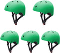 Glaf Bike Helmet Adult Mountain Bike Helmet for Men Women Bicycle Helmet Multi-Sport Helmet Adjustable Skateboard Cycling Helmet Lightweight Classic Commuter Bike Skate Helmet Sporting Goods > Outdoor Recreation > Cycling > Cycling Apparel & Accessories > Bicycle Helmets GLAF Green-5 pcs Large 