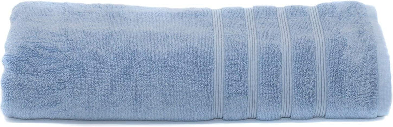 MOSOBAM 700 GSM Hotel Luxury Bamboo-Cotton, Bath Towel Sheets 35X70, Light Grey, Set of 2, Oversized Turkish Towels, Gray