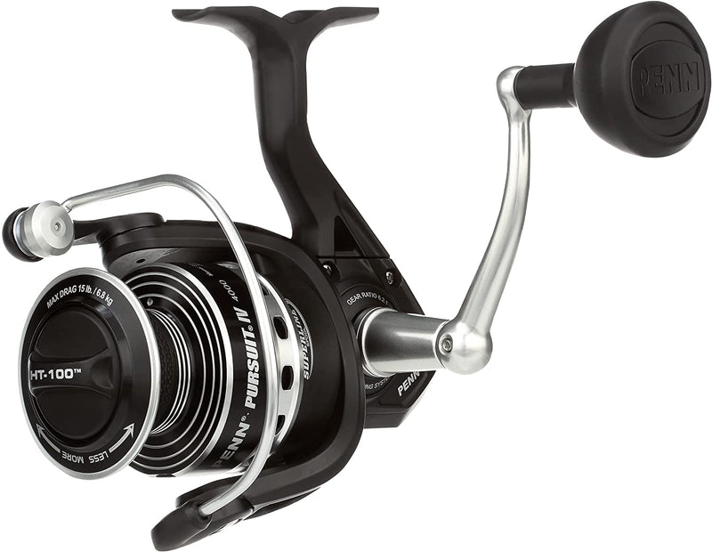 Penn Pursuit III Nearshore Spinning Fishing Reel, Size 5000, Corrosion-Resistant Graphite Body and Line Capacity Rings, Machined Aluminum Superline Spool, HT-100 Drag System Sporting Goods > Outdoor Recreation > Fishing > Fishing Reels Pure Fishing   