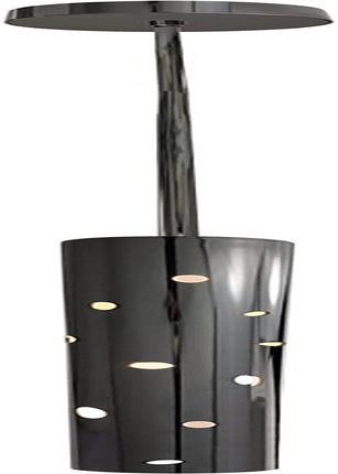TIMEX Modern Pendant Light,Crystal LED Lighting Fixtures,1-Light Black Ceiling Hanging Teardrop for Kitchen Island Bathroom Bar
