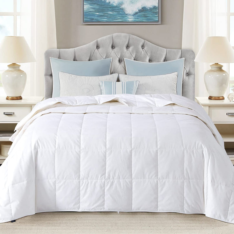 Globon Extra Lightweight down Blanket King Size,Summer Cooling Comforter/Duvet Insert,400 Thread Count,12Oz,700 Fill Power with 8 Corner Tabs,Turquoise Blue Home & Garden > Linens & Bedding > Bedding > Quilts & Comforters Globon White- Extra Lightweight Twin 68*90in 