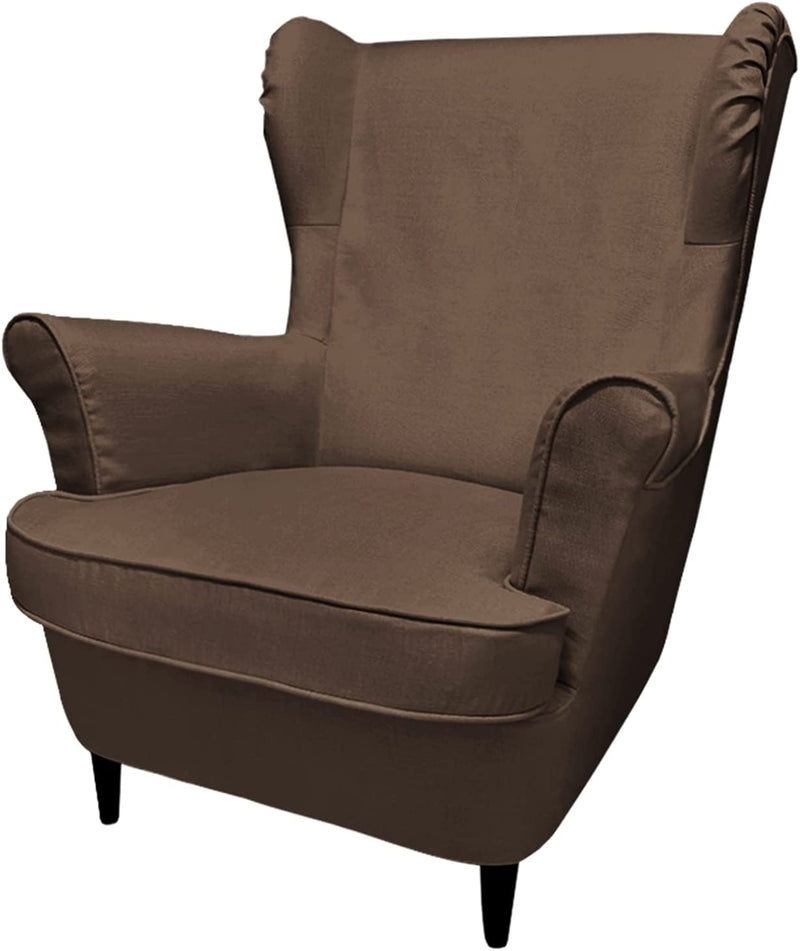 CRIUSJA Chair Cover for IKEA Strandmon Armchair, Couch Cover for Living Room, Armchair Sofa Slipcover (8018-16, Armchair Cover) Home & Garden > Decor > Chair & Sofa Cushions CRIUSJA S-13  