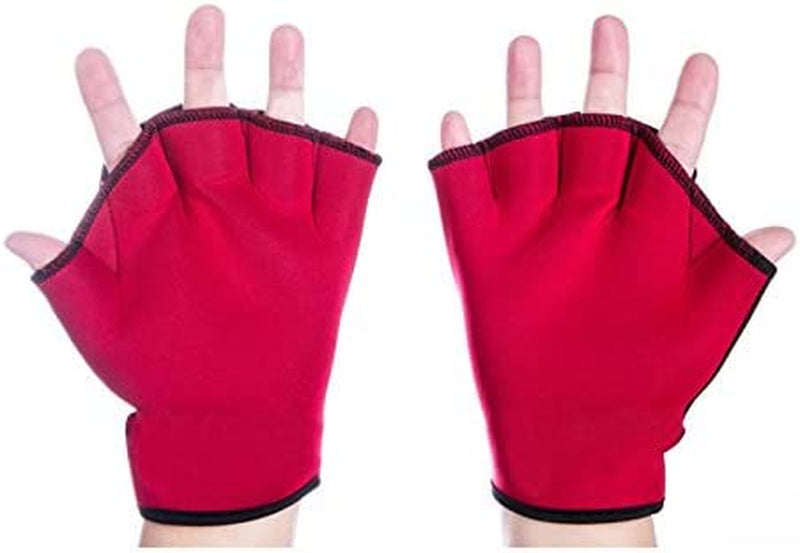 Ajzdnzvr 1 Pair Swimming Gloves with Wrist Strap,Webbed Swim Gloves Great for Swim Water Resistance Aqua Fit Training Sporting Goods > Outdoor Recreation > Boating & Water Sports > Swimming > Swim Gloves ajzdnzvr   