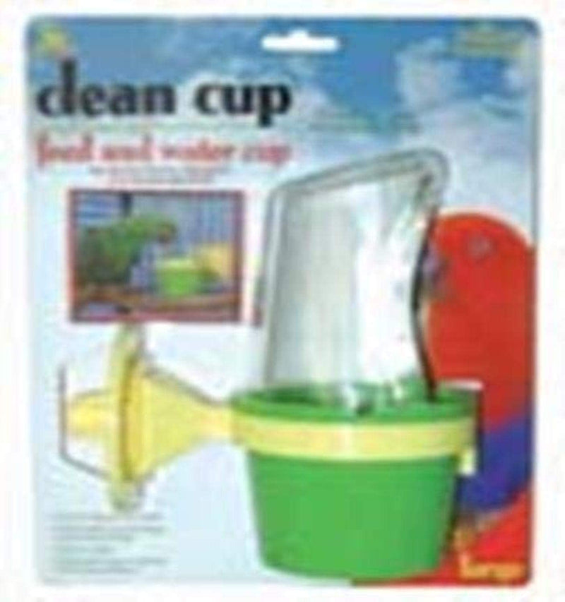 JW Pet Company Clean Cup Feeder and Water Cup Bird Accessory, Small, Colors May Vary Animals & Pet Supplies > Pet Supplies > Bird Supplies > Bird Cage Accessories > Bird Cage Food & Water Dishes JW Pet Company Large  