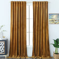 Timeper Mauve Velvet Curtains 84 Inches - Home Decoration Soft Flannel Wild Rose Luxury Dressing Look for Party / Film Room Thermal Insulated Noise Absorb, Rod Pocket Back Tab, 52 Wx 84 L, 2 Panels Home & Garden > Decor > Window Treatments > Curtains & Drapes Timeper Gold Brown Back Tab W52 x L63