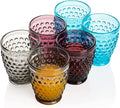 Hobnail Old Fashioned Tumbler Glasses 10 Oz. Set of 6 Premium Vintage Cup Set for Refreshments Soda Juice Whiskey Water Perfect for Dinner Parties Bars Restaurants (Clear, Tumbler) Home & Garden > Kitchen & Dining > Tableware > Drinkware G Multicolor 6 Count (Pack of 1) 