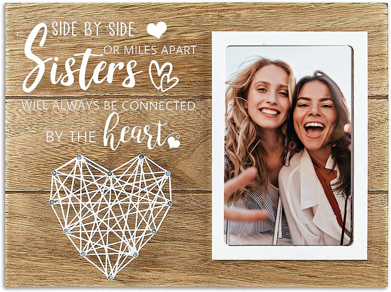 Sister Birthday Gifts from Sister, Sister Picture Frame, Sisters Gifts from Sister, Mothers Day Gifts for Sister 4X6 Picture Frame