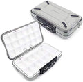 LESOVI Fishing Lure Boxes, -Waterproof Portable Tackle Box Organizer with Storing Tackle Set Plastic Storage - Mini Utility Lures Fishing Box, Small Organizer Box Containers for Trout, Jewelry, Bead… Sporting Goods > Outdoor Recreation > Fishing > Fishing Tackle LESOVI C-Grey-L  