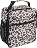 Ccidea Lunch Box for Men Women Adults, Portable Insulated Lunch Bag for Office Work School, Reusable Zippered Bento Lunch Box for Kids (Black) Home & Garden > Lighting > Lighting Fixtures > Chandeliers CCidea Leopard Print with zipper  