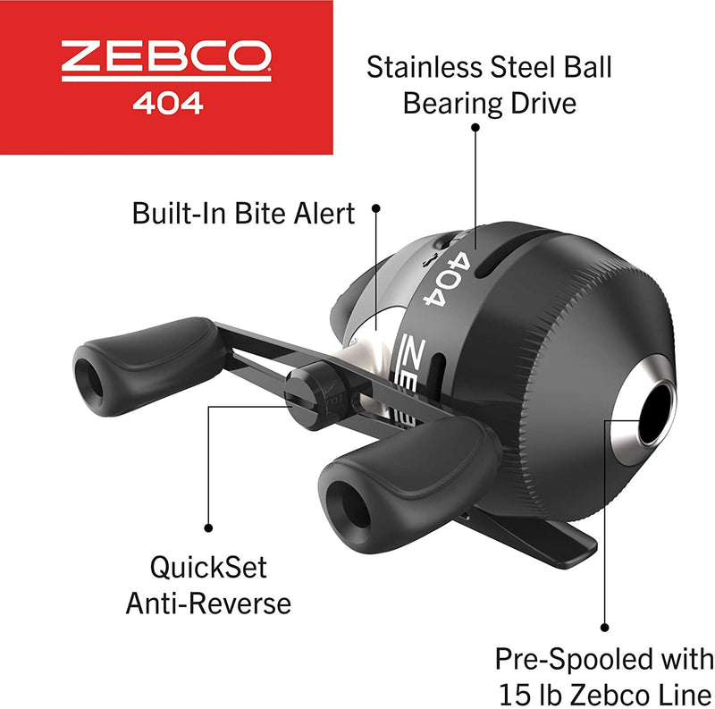 Zebco 404 Spincast Fishing Reel Sporting Goods > Outdoor Recreation > Fishing > Fishing Reels Zebco   