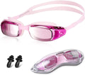 Swimming Goggles for Men Women Youth with No Leaking UV Protection Wide View Sporting Goods > Outdoor Recreation > Boating & Water Sports > Swimming > Swim Goggles & Masks Snowledge #a Sg1-pink Adult 