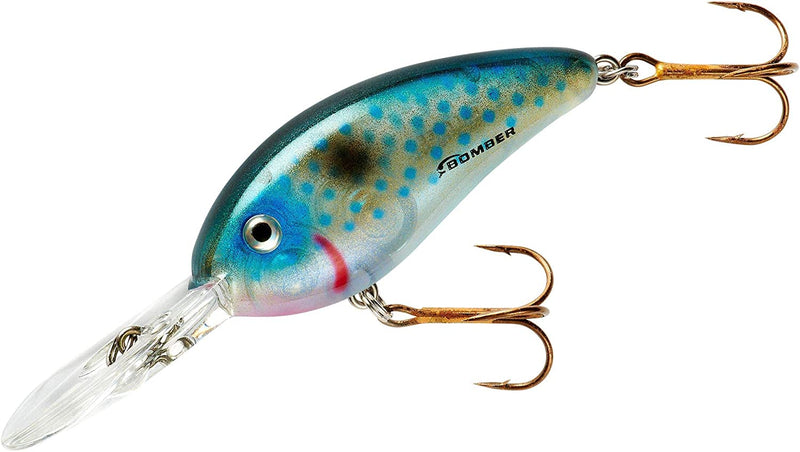 Bomber Lures Fat Free Shad Crankbait Bass Fishing Lure Sporting Goods > Outdoor Recreation > Fishing > Fishing Tackle > Fishing Baits & Lures Pradco Outdoor Brands Blue Back Herring 2 3/8", 3/8 oz 