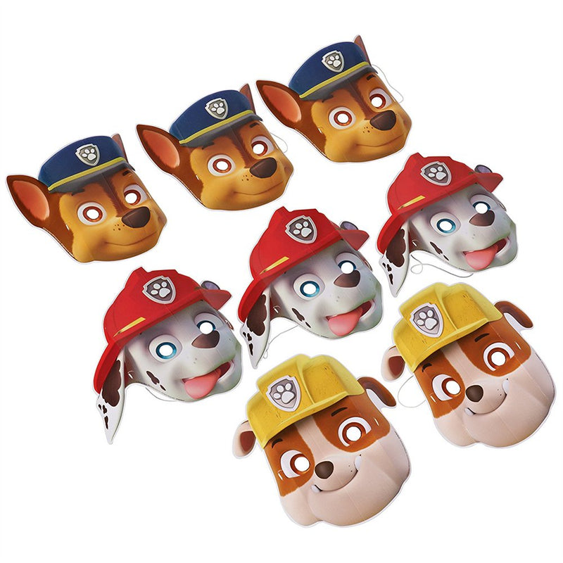 PAW Patrol Birthday Party Masks, 8Ct Apparel & Accessories > Costumes & Accessories > Masks American Greetings   