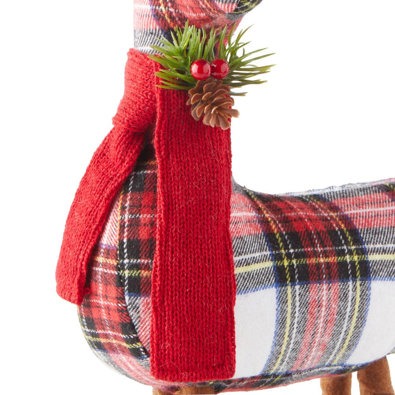 Holiday Time Plaid Fabric Christmas Reindeer, Set of 2 Home & Garden > Decor > Seasonal & Holiday Decorations& Garden > Decor > Seasonal & Holiday Decorations Test Rite Intl   