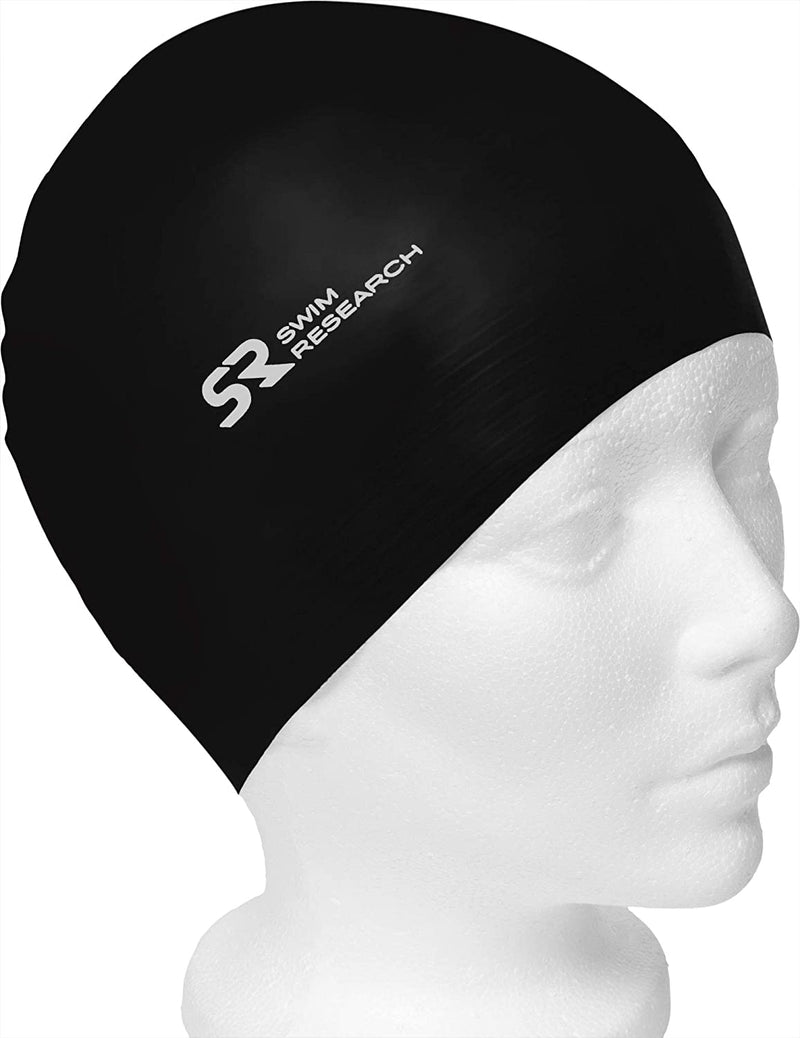 Swim Research Durable Solid Latex Swim Cap Sporting Goods > Outdoor Recreation > Boating & Water Sports > Swimming > Swim Caps Swim Research Black-3PK  